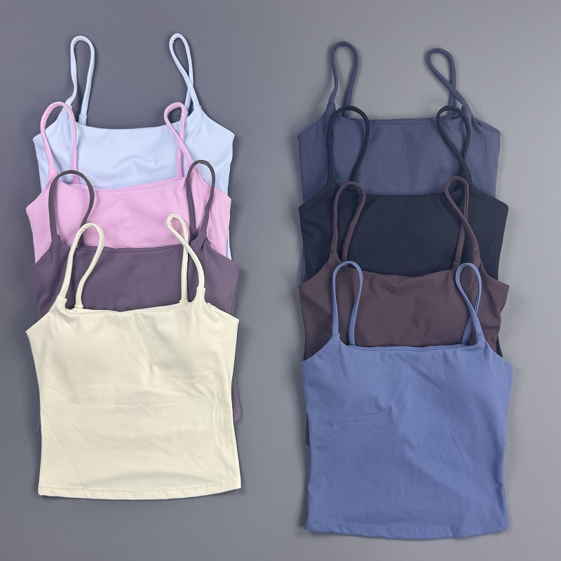 Suspender Tank Top - Gym Top Women Spaghetti Strap Camisole