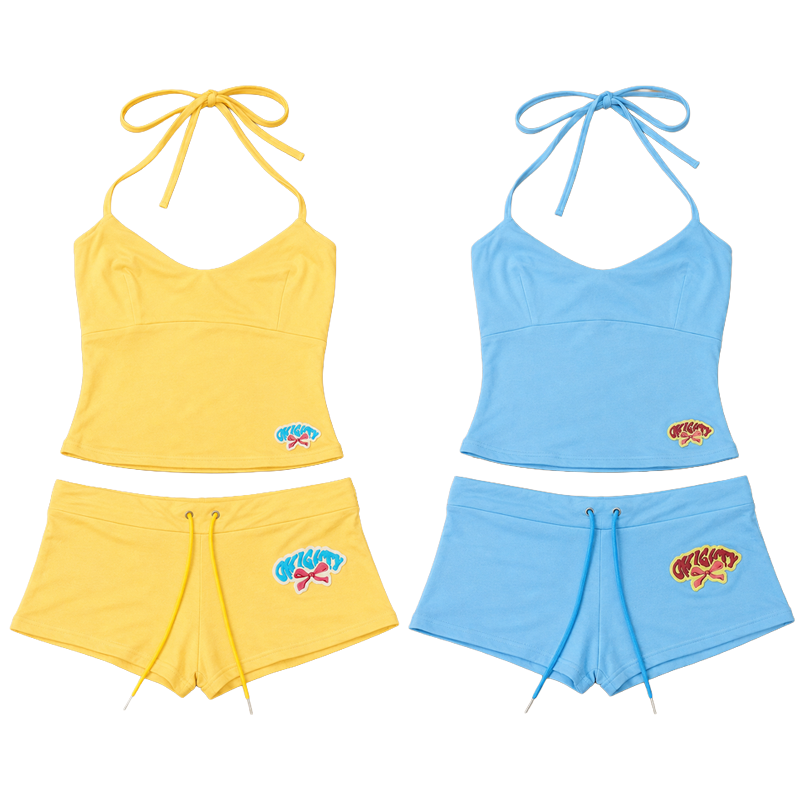 Women's 2 Piece Short Set Cami - Suspender Tank Top 评论和价格