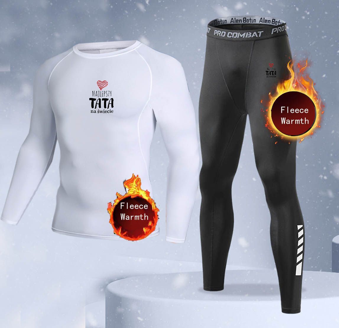 New 2-pieces Winter Warm Men U - Thermal Long John 评论和价格