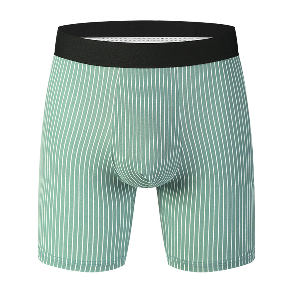 Stripes Men Long Leg Boxers Br - Long Leg Trunk Men 评论和价格