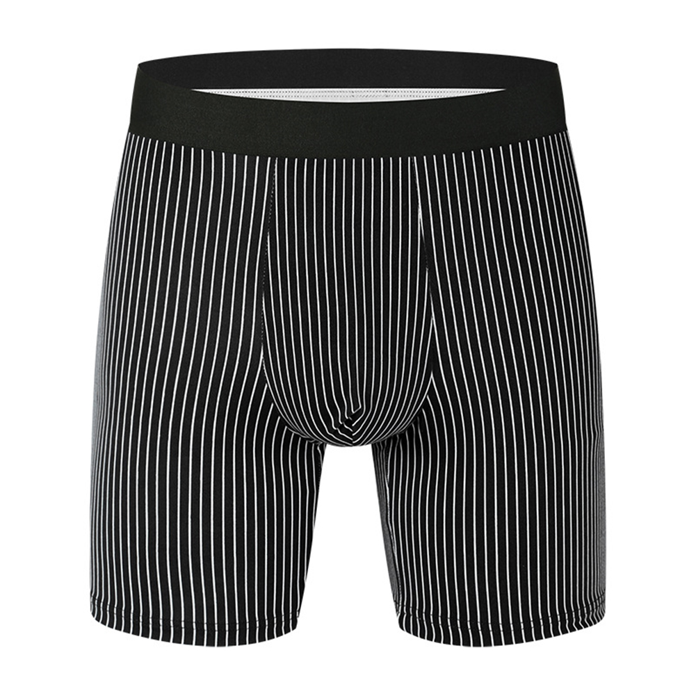 Stripes Men Long Leg Boxers Br - Long Leg Trunk Men 评论和价格