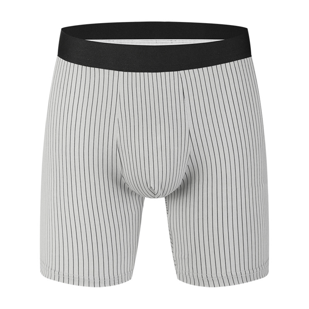 Stripes Men Long Leg Boxers Br - Long Leg Trunk Men 评论和价格