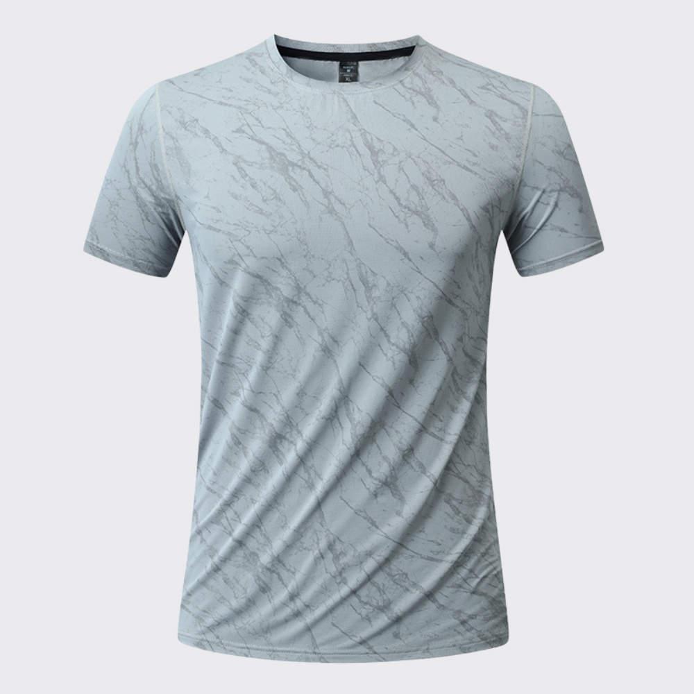 Summer Men's Quick-Dry Fitness - T Shirt Tight Fit 评论和价格