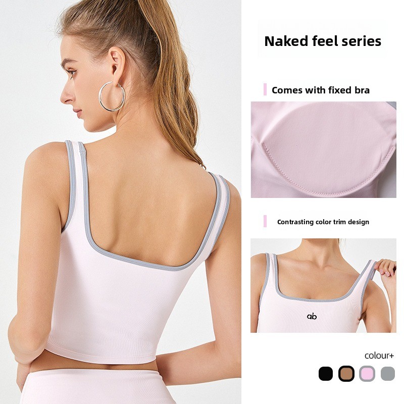 Women Summer Ribbed Yoga Tank  - Suspender Tank Top 评论和价格