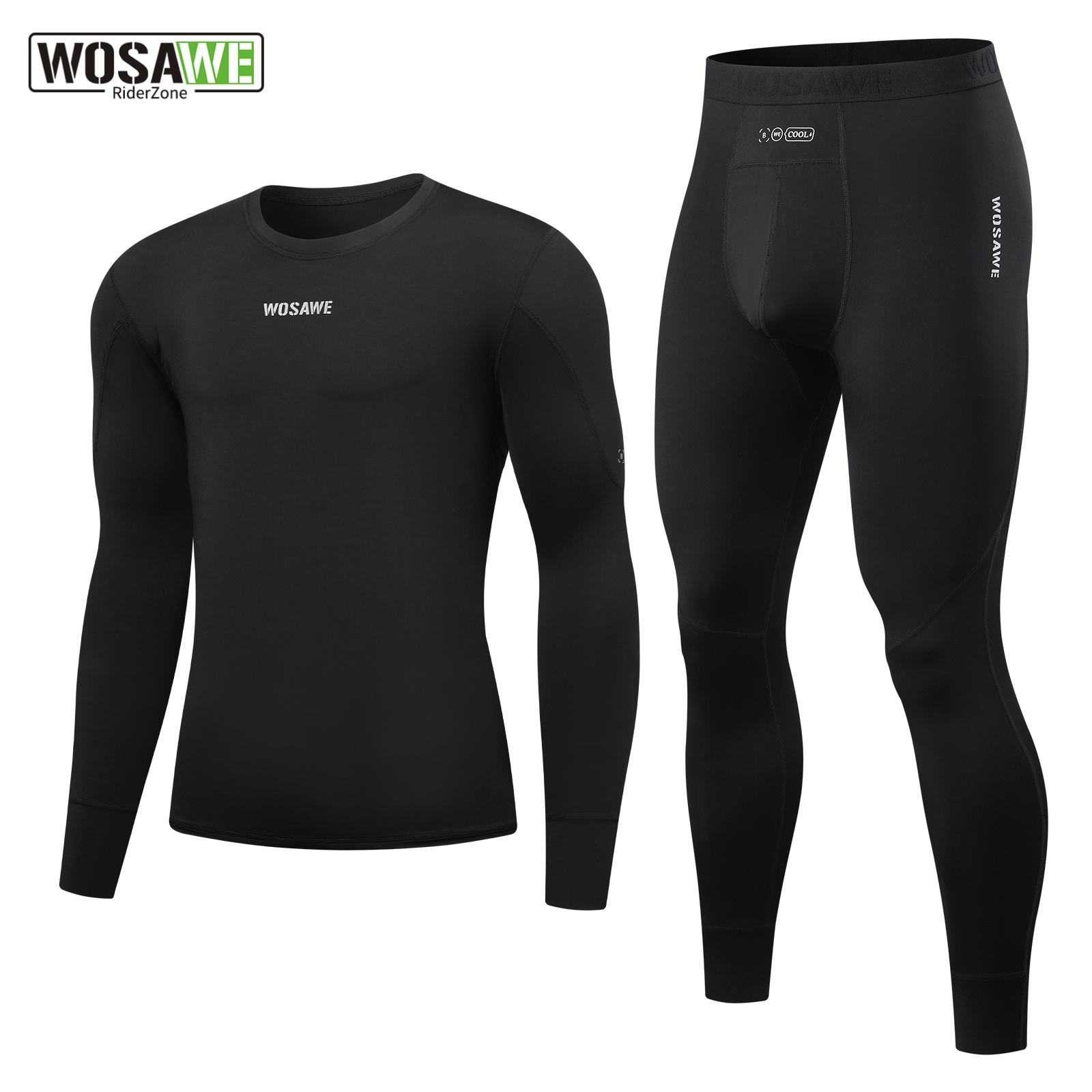 WOSAWE Mens Base Layer Long Sl - Compression Long Pant 评论和价格